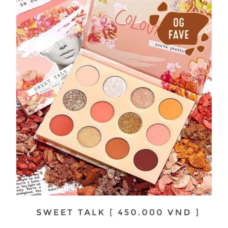 [BILL MỸ] Bảng màu mắt Colourpop - Phấn Mắt 12 ô Colorpop Eyeshadow Palette