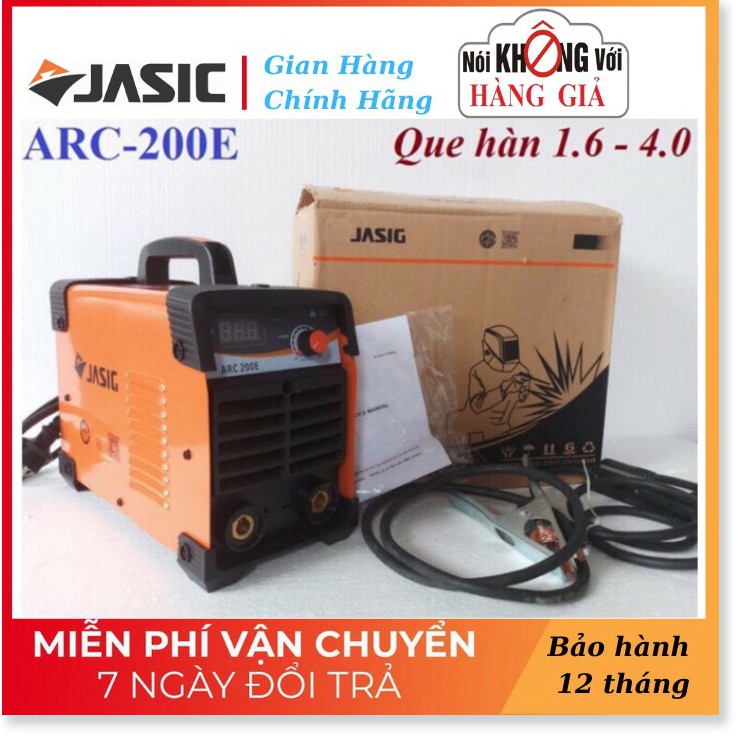 [Chính Hãng] Máy hàn điện tử jasic 200e chuẩn tặng kính hàn điện tử+ que hàn