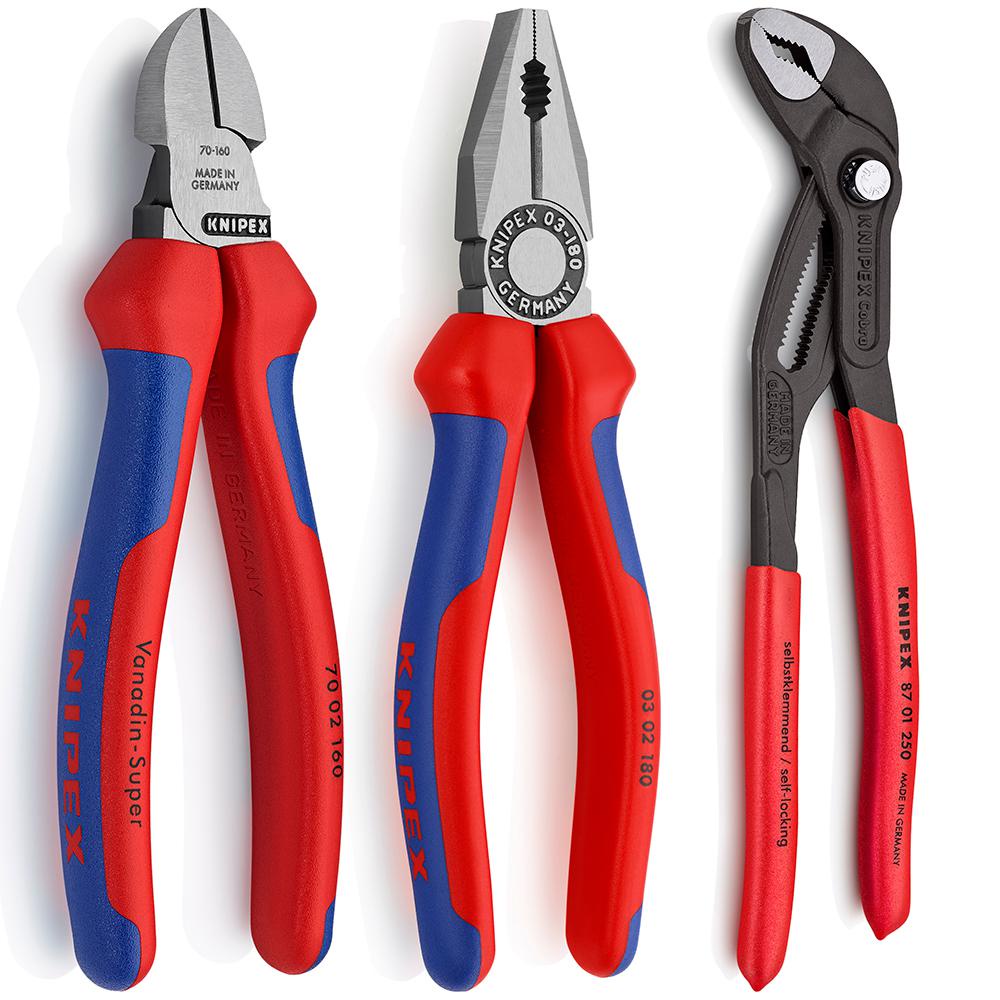 Bộ Kìm Knipex Gia Đình Gồm 70 02 160 / 03 02 180 / 87 01 250 - 00 20 09 V01_G7tools