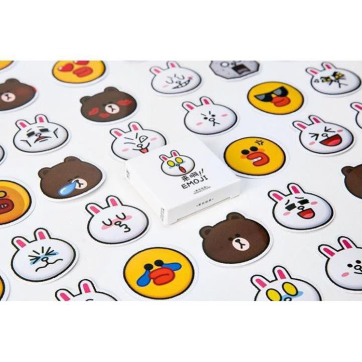 Bộ 45 Sticker EMOJI biểu tượng cảm xúc E71