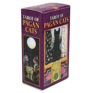 Bộ Bài Tarot 78 Lá Hình Mèo Dễ Thương Bí Ẩn Chất Lượng Cao