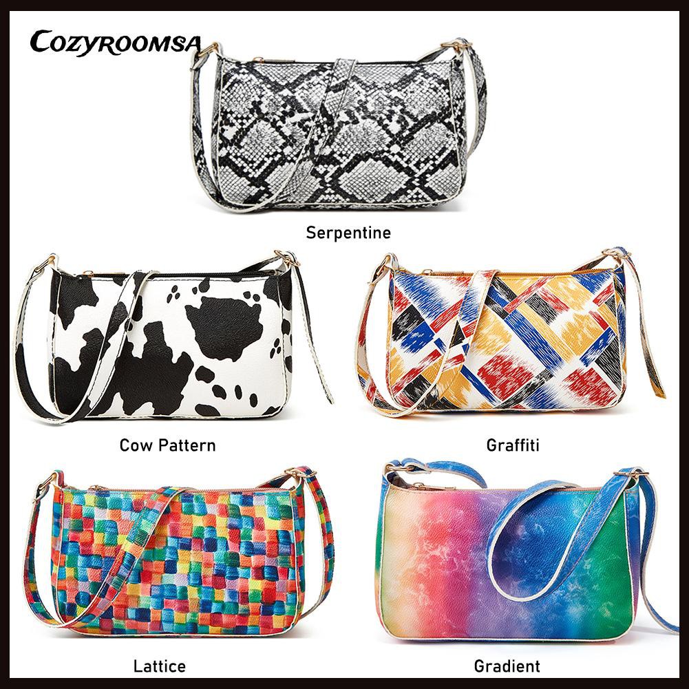 Túi Xách Da Pu In Họa Tiết Thời Trang