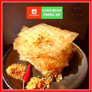 Bánh Tráng Trộn Phơi Sương Xì Ke  Tây Ninh Muối Nhuyễn Xike Muối Tỏi - Ananfoods - 10 BỊCH - ĐỘC QUYỀN