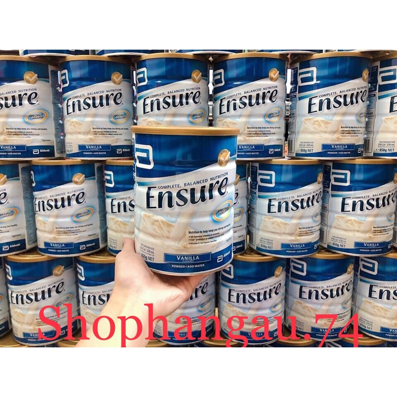 Ensure úc 850g mẫu mới date 9/2024