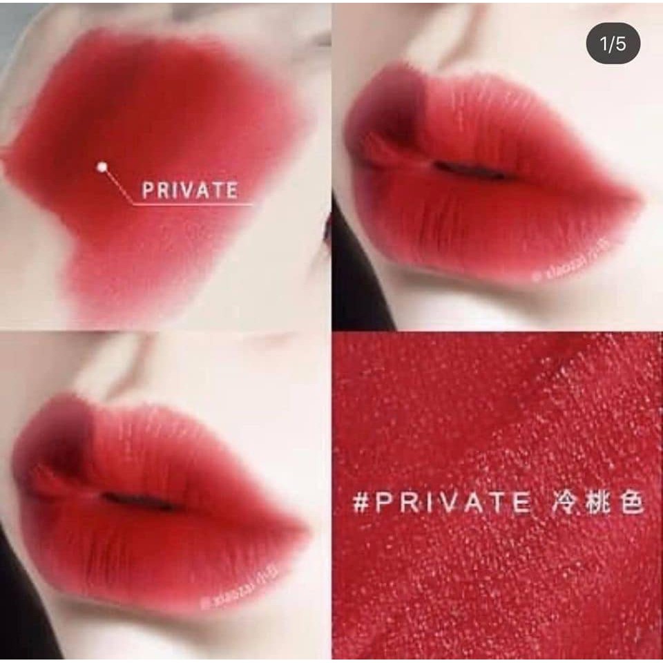 Son 3.c.e velvet lip tint màu đỏ lạnh mã private