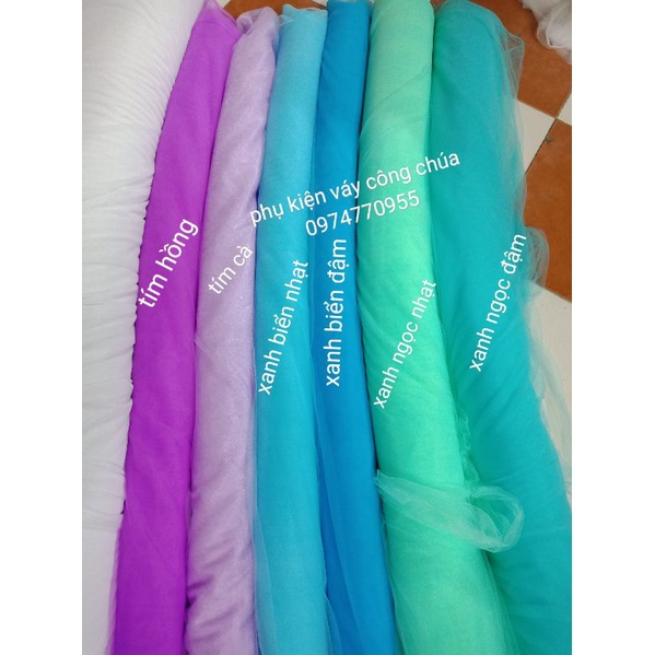 Rèm voan lưới đã may sẵn làm phông background Sinh nhật , cưới hỏi ...