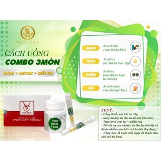 Combo 3 loại Vichi Detox VitC