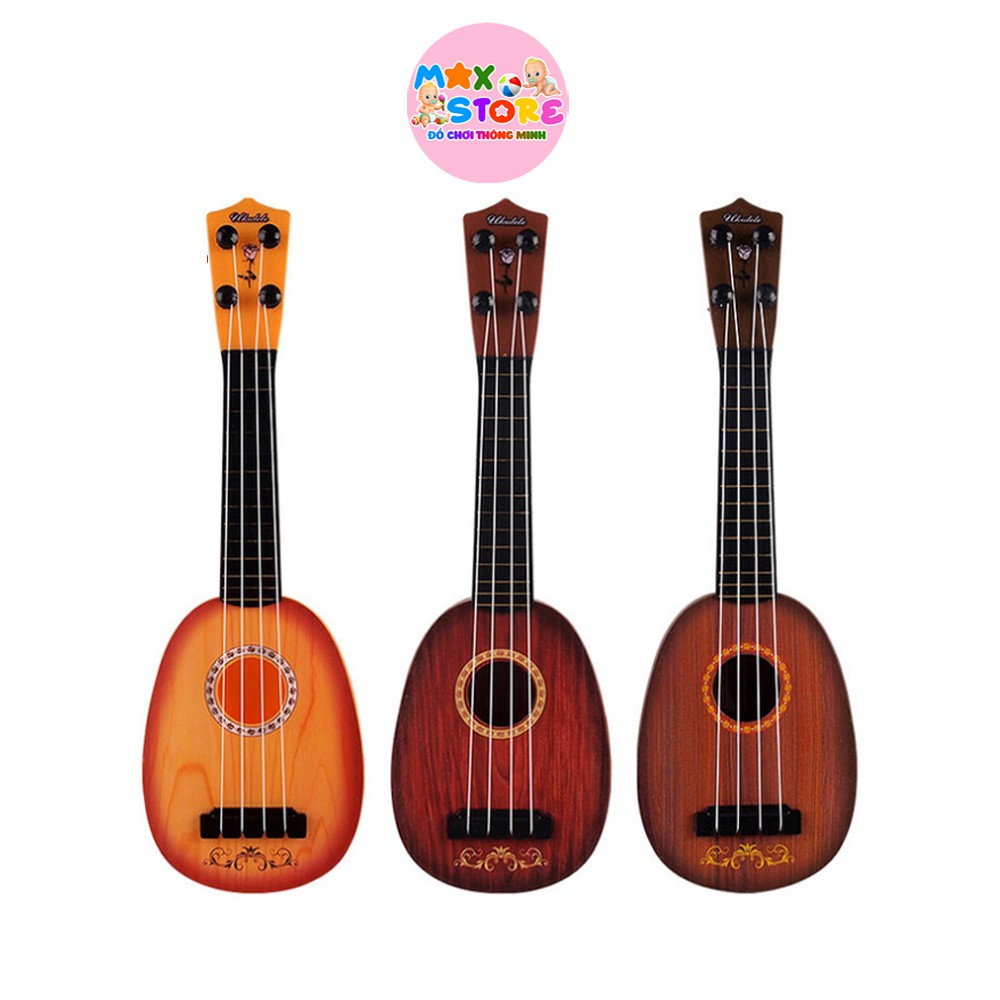 Đàn Ghita Nhựa Cho Bé - Đàn Ukulele Mini Giả Gỗ