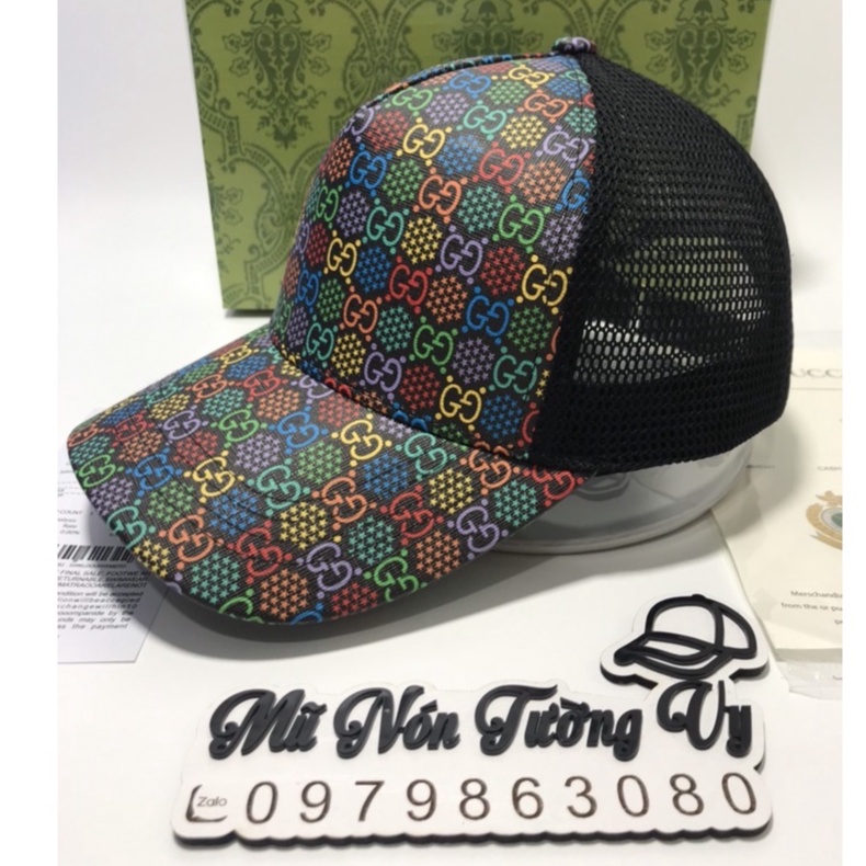 Mũ Lưỡi Trai Gucci 7 Màu Cá Tính,Độc Đáo,Nam Nữ Đội Đẹp, Full Hộp.