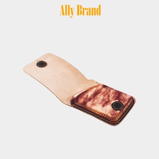 Ví da nam ally brand da bò patina handmade