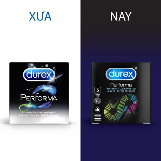 Bao Cao Su Durex Performa Hộp 3 Chiếc - BigBull Shop