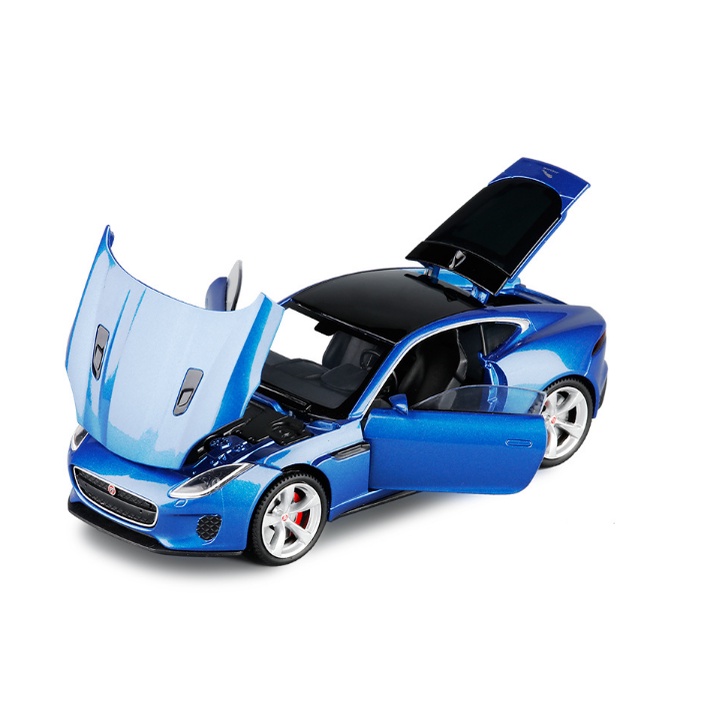 Xe mô hình tĩnh Jaguar F-Type kim loại, Đồ chơi cao cấp X_BOX tỷ lệ 1:32, quà tặng, trang trí, sưu tầm.