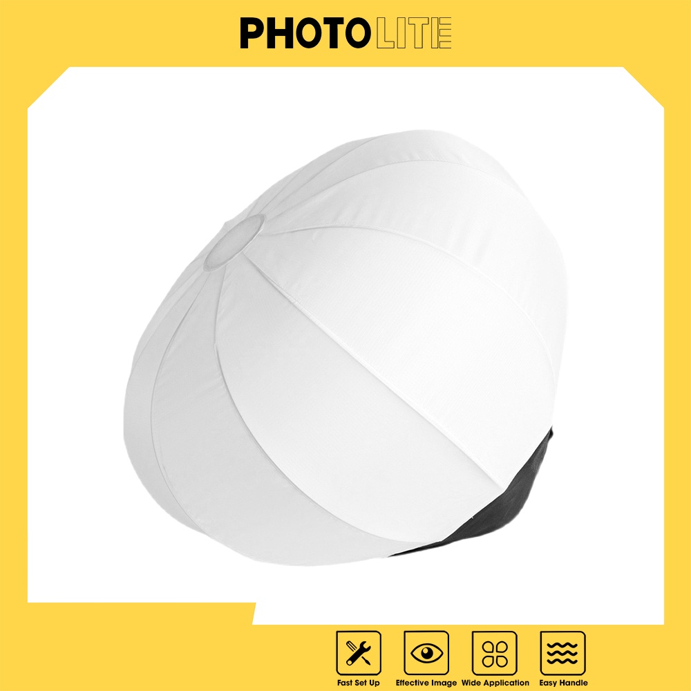 Softbox cầu china ball tròn 65 cm Photolite PA163 thao tác nhanh làm mềm ánh sáng đèn Flash/Led