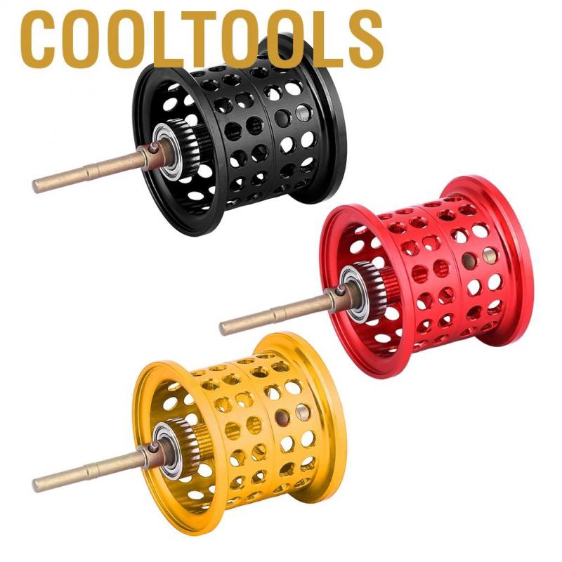 Cooltools Aluminum Fishing Round Bearing Reel Spool for PMAX3/BMAX3/SMAX3 Casting Reels