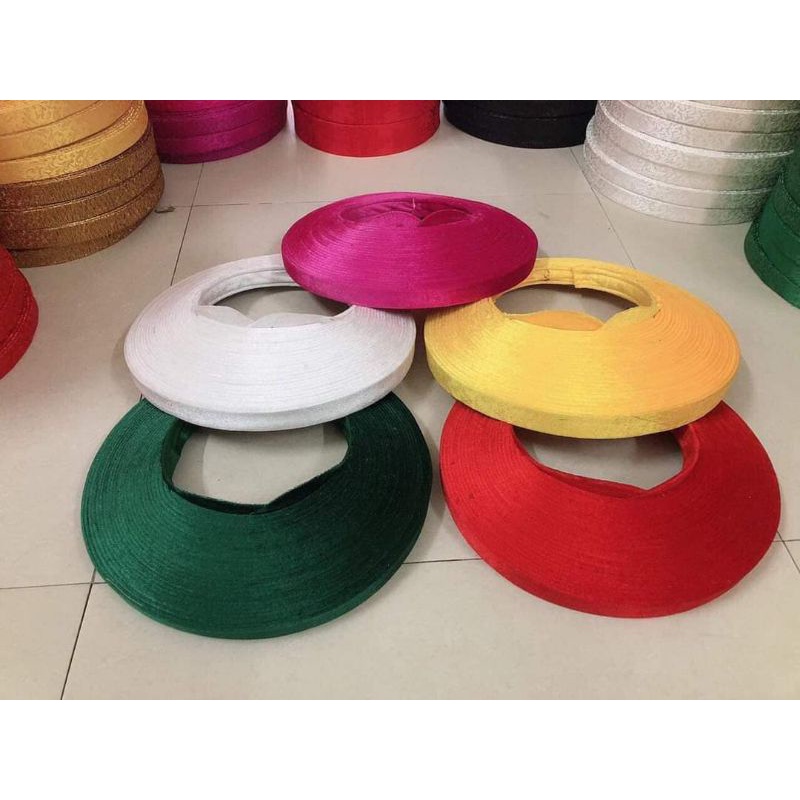 Khăn xếp nhung cao cấp 25 vòng và 30 vòng đủ các màu