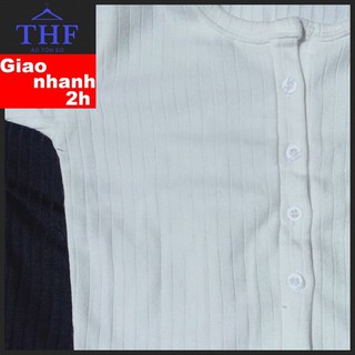 THF ÁO CROPTOP NÚT DÀI TAY THUN GÂN C1-1