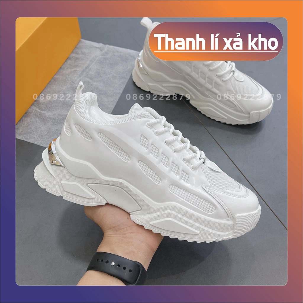 [Ảnh Thật] Giày thể thao nam, Giày sneaker nam độn full trắng CK2025 Thương hiệu RoS GamEr | BigBuy360 - bigbuy360.vn