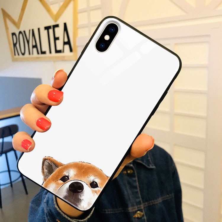 Ốp kính iphone shiba cuốn hút imacc cho iphone 12/11/pro max/6/6s/7/8 plus/xr/x/xs max/mini/se 2020