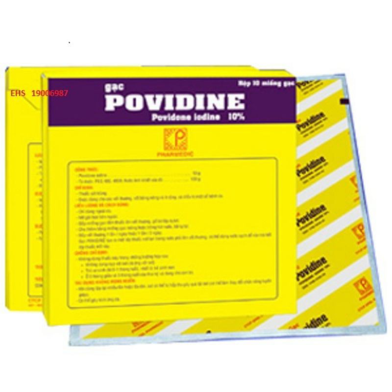 Miếng Dán Phỏng POVIDIN ⚡ GIÁ RẺ BẤT NGỜ ⚡ Dùng cho các vết thương, vết bỏng nông hiệu quả