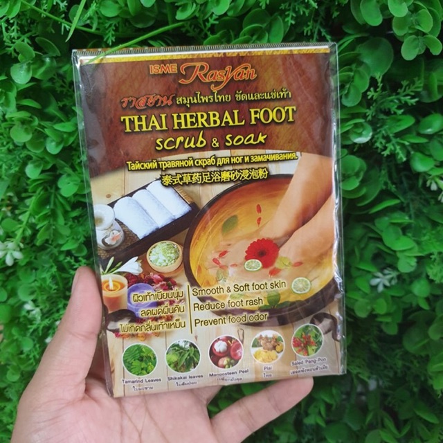 🍀👣Muối ngâm chân Thảo dược Herbal ISME Thái Lan