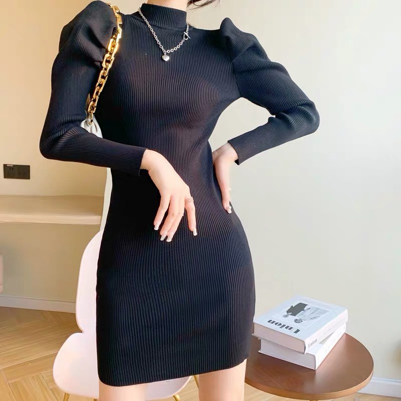 Váy body xinh, vải thun gân co giãn siêu tôn dáng, Full size - Valentina.vn