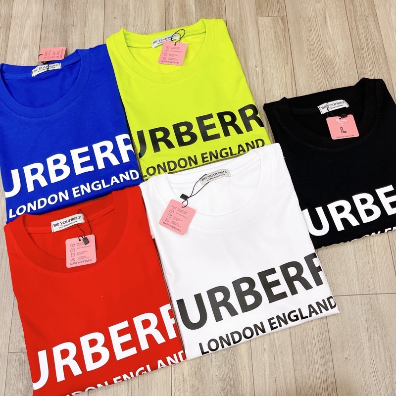 Áo phông cổ tròn BUR .BERRY London England