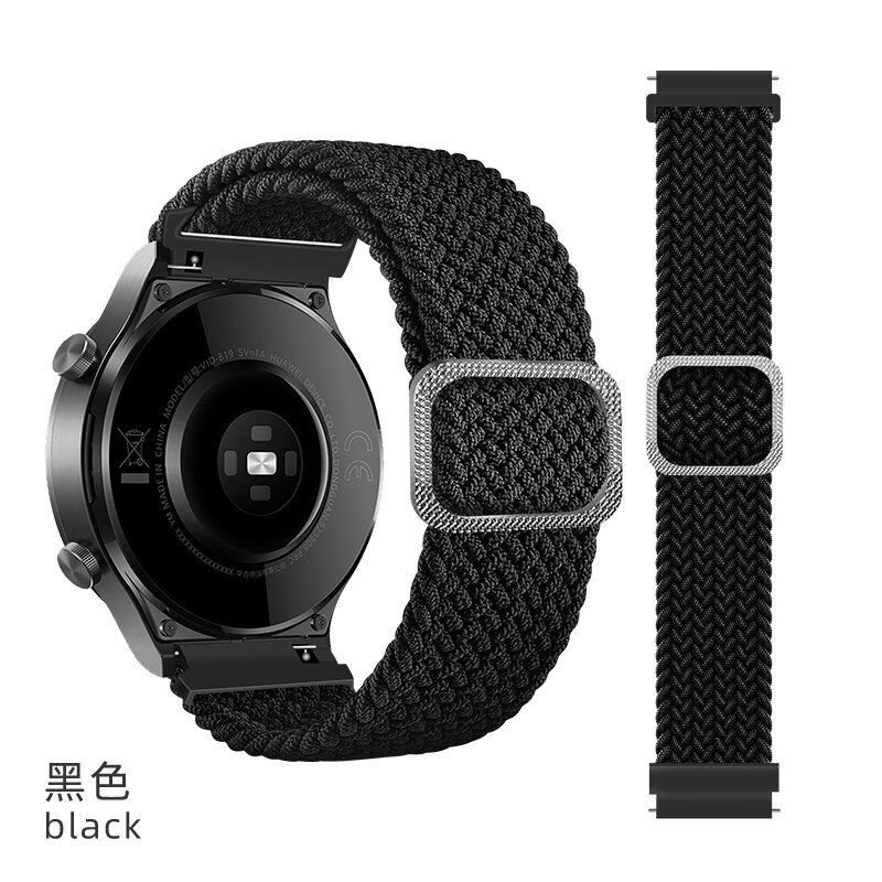 Dây Đeo Sợi Nylon Cho Đồng Hồ Thông Minh Huawei Gt1 / 2 Amazfit Samsung Galaxy Watch 3 46mm Active1 / 2 20mm 22mm