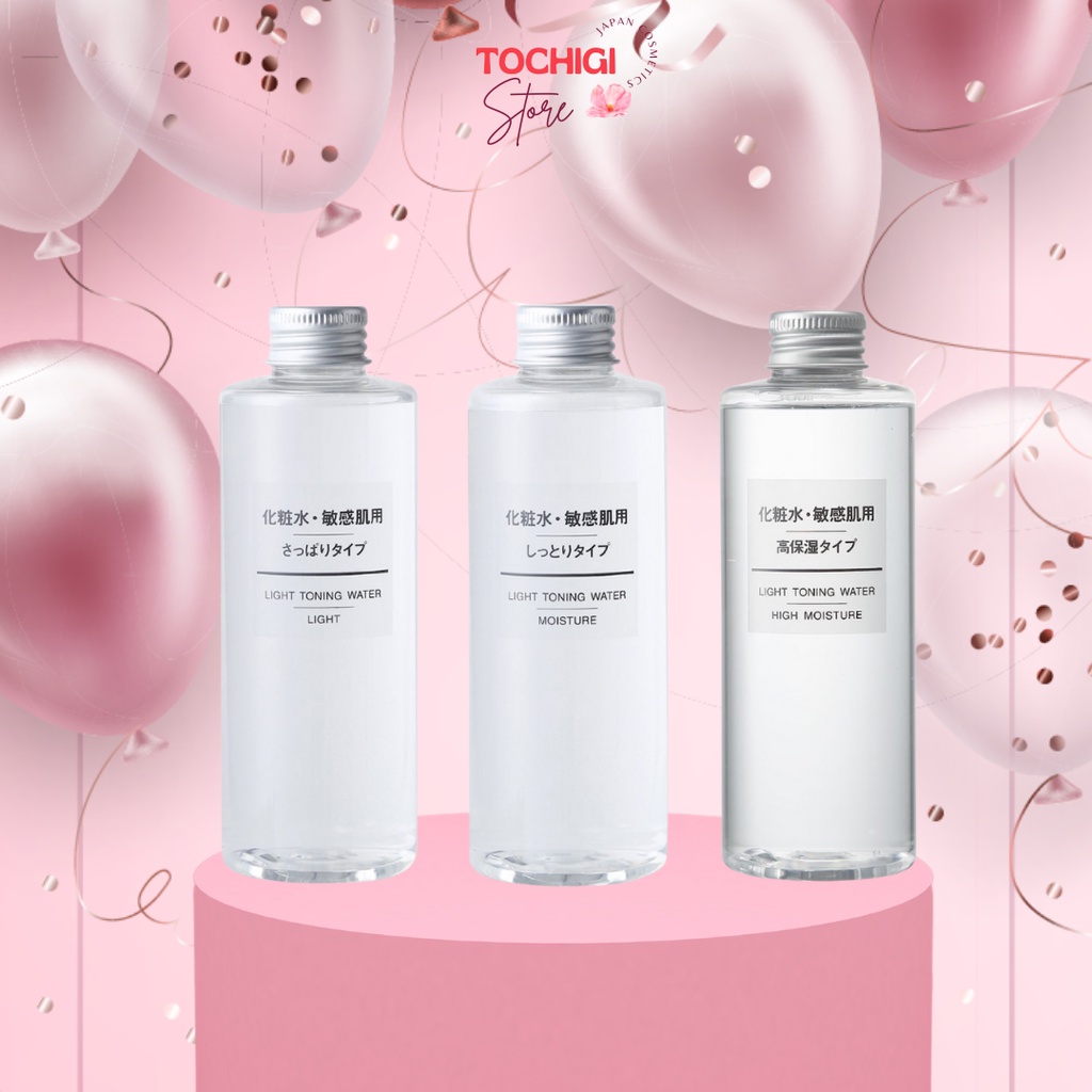 Nước hoa hồng Muji Light Toning Water 200ml