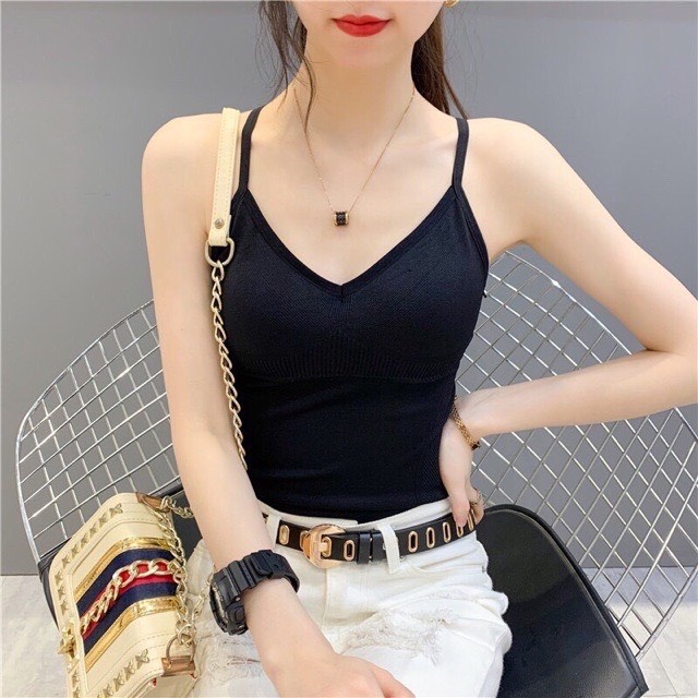 Áo Bra 2 Dây Nữ Dáng Dài Tôn Vòng Eo V89