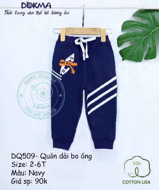 [Dokma] Quần dài bo ống siêu đẹp- ấm mà không bí (2-6Y)