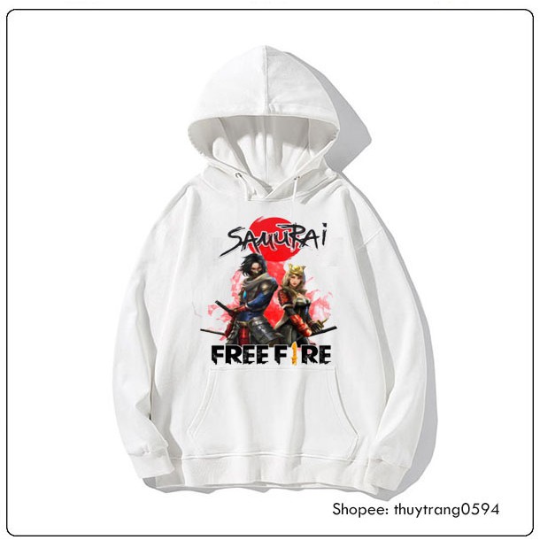 Áo Hoodie in hình Free Fire Samurai Katana