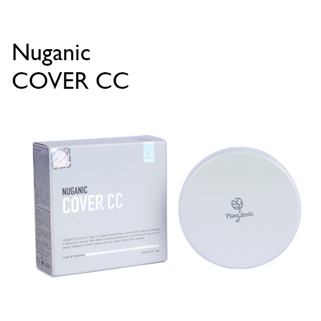 [CHÍNH HÃNG] Kem nền che khuyết điểm chức năng kép Nuganic Cover CC+TẶNG KÈM SAMPLE KIT 300K