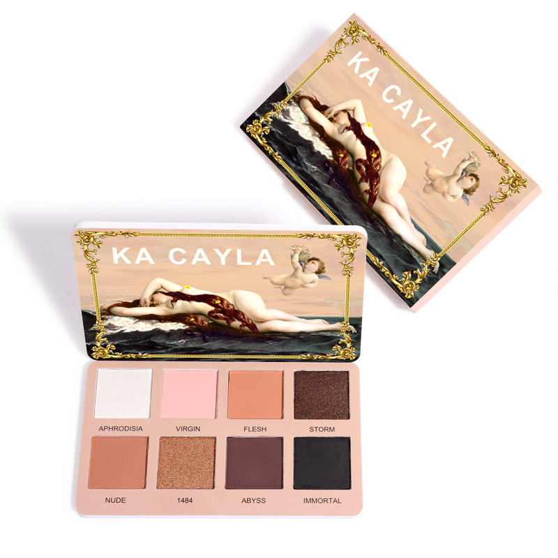 [Hàng mới về] Bảng phấn mắt Ka Cayla 8 màu lì và long lanh trang điểm không thấm nước | BigBuy360 - bigbuy360.vn