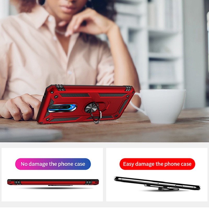 Ốp Điện Thoại Thời Trang Cho Xiaomi Redmi K20 K30 K40 Pro K30i 5G ​Ốp Điện Thoại PC Cứng + TPU Silicone Chống Sốc Có Khuyên Nam Châm Làm Giá Đỡ Cho Xiaomi