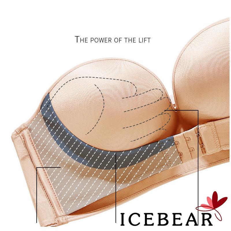 Áo Ngực Ống Không Dây Màu Trơn Cho Nữ