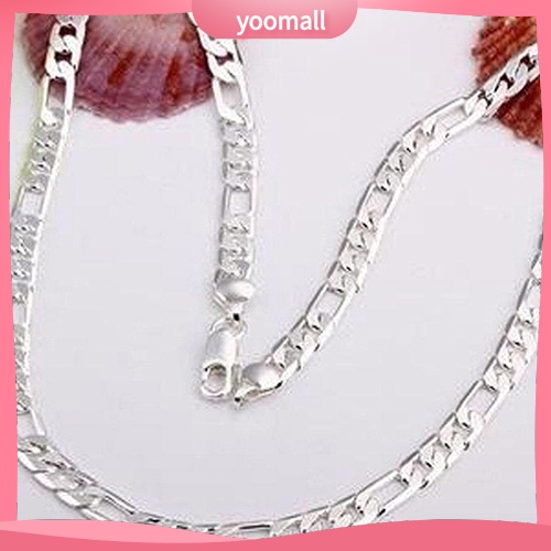 Vòng cổ Mạ Bạc Kiểu Dáng Đơn Giản Sang Trọng Cho Nam Và Nữ