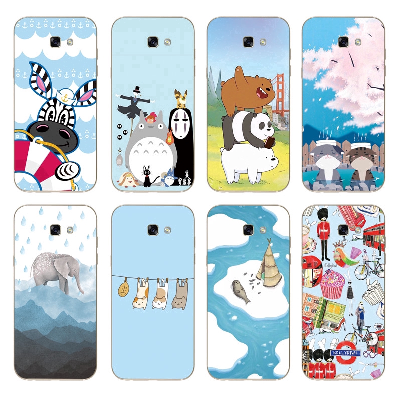 Ốp điện thoại TPU hoạt tiết hoạt hình dành cho Samsung Galaxy A7/A5/A3 2017 /A720/A520 | BigBuy360 - bigbuy360.vn