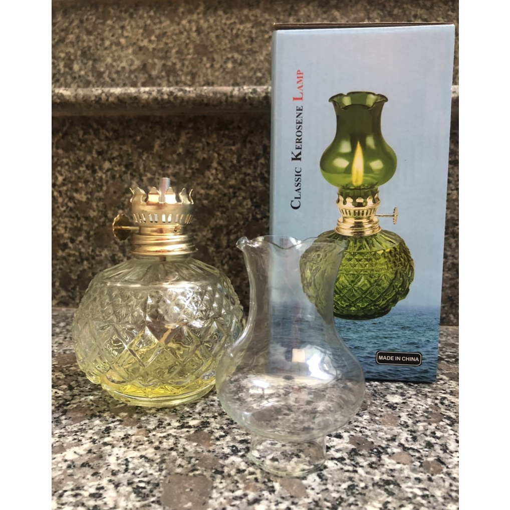 Đèn dầu thủy tinh cổ điển