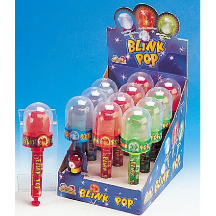 Kẹo mút có đèn Kidsmania Blink Pop 28gr