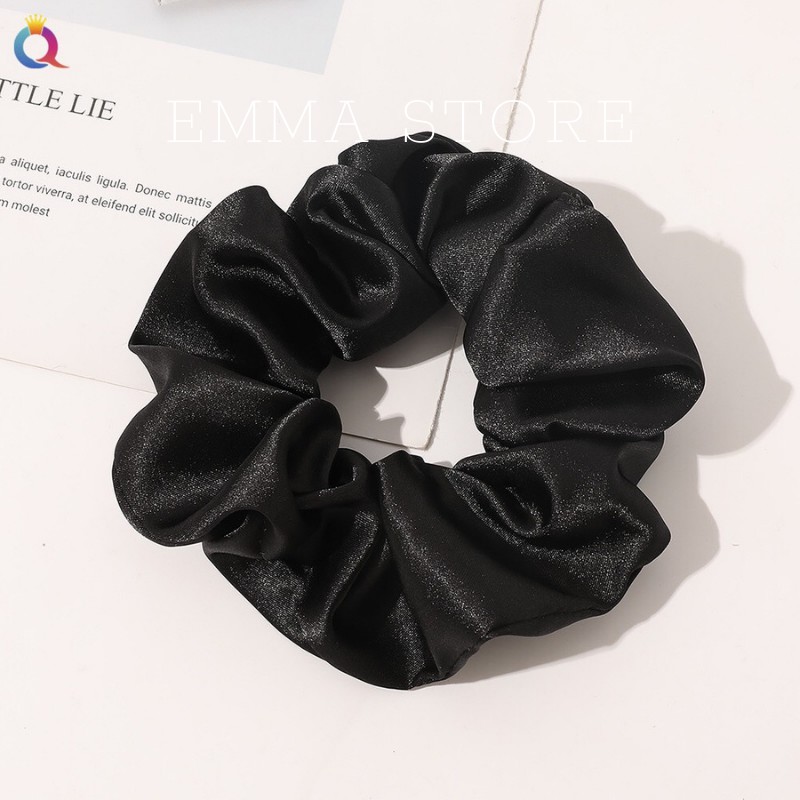 Dây cột tóc vải scrunchies phi bóng𝑭𝑹𝑬𝑬𝑺𝑯𝑰𝑷Đồ cột tóc vải scrunchies phụ kiện tóc