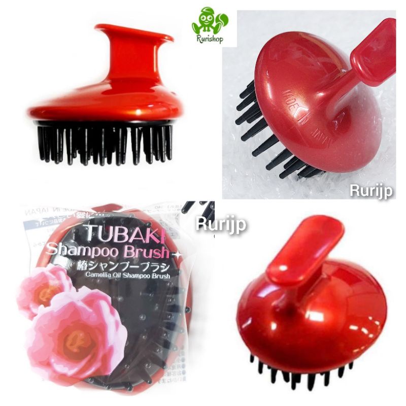 Lược gội đầu massage Tubaki Nhật Bản - Lược chải gội mát xa tinh chất dầu hoa trà