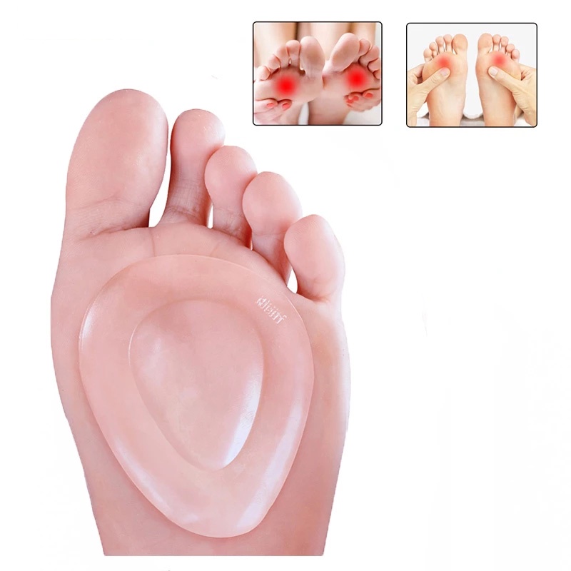 1 Cặp Miếng Lót Giày Cao Gót Massage Giảm Đau Co Giãn Chống Trượt Dành Cho Nam Nữ
