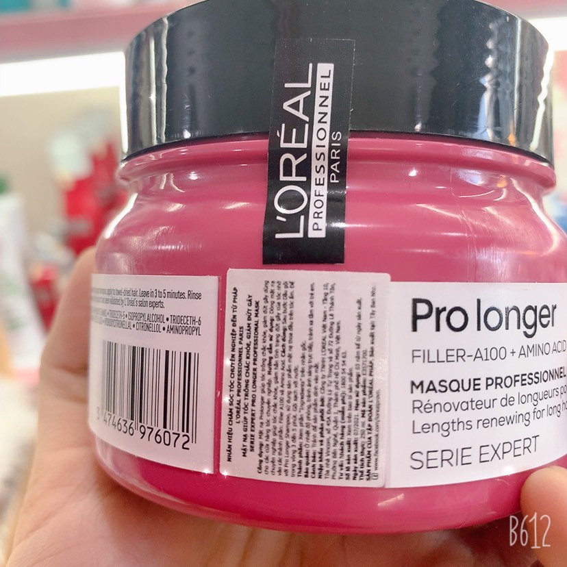 DẦU Ủ LOREAL SERIE EXPERT PRO LONGER PROFESSIONAL MASK 2021 LÀM DÀI GIẢM ĐỨT GÃY TÓC 250ML/ 500ML