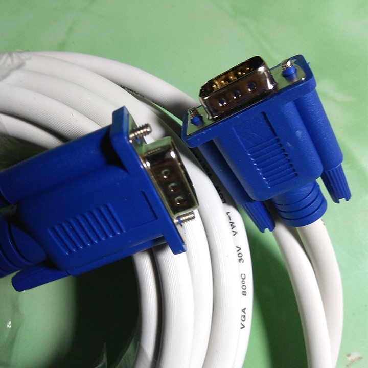 Dây cáp 2 đầu VGA 10m màu trắng chống nhiễu