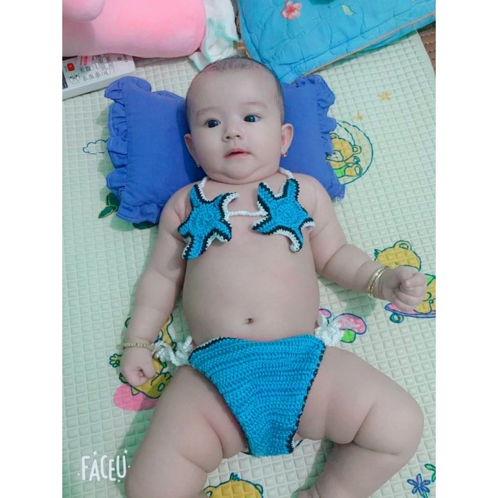 Bikini Hình Sao Biển Cho Bé Gái