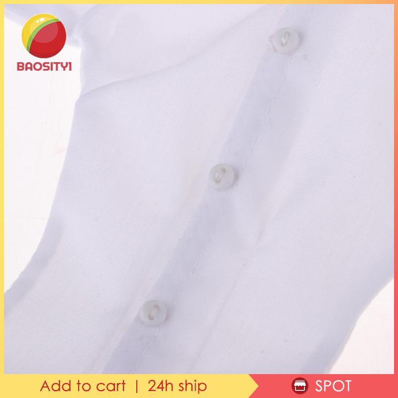 [Baosity1] Áo Sơ Mi Trắng Tay Ngắn Cho Mô Hình Nữ 12 &quot;Tỷ Lệ 1 / 6