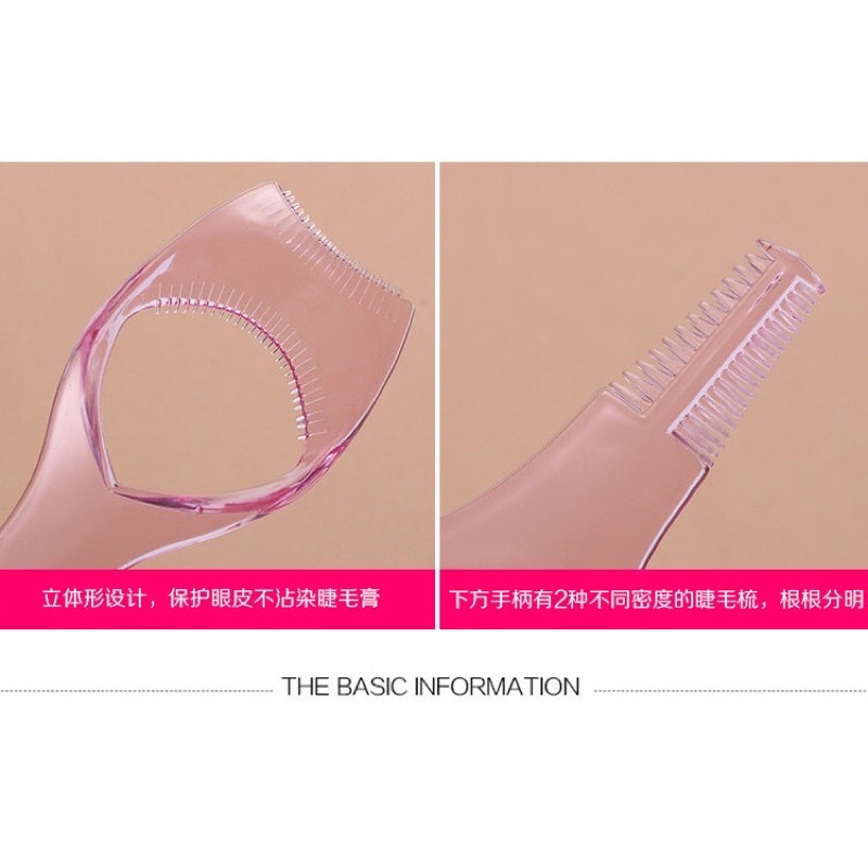Dụng cụ chuốt mascara chống lem thần thánh lược che mi trang điểm