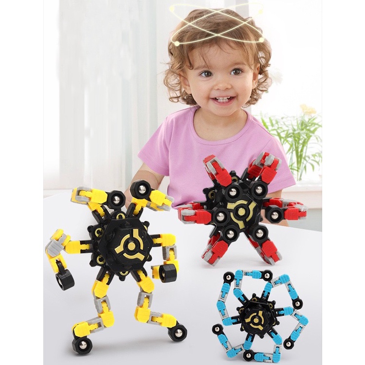 Đồ chơi con quay biến hình độc đáo vui nhộn tăng khă năng sáng tạo tư duy cho bé Masterkids