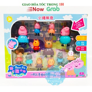 Đồ chơi mô hình gia đình heo Peppa - 12 Nhân vật