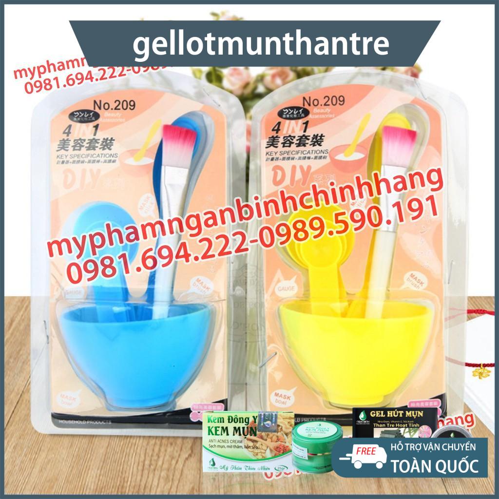 Bộ bát trộn mặt nạ 6 chi tiết, bát trộn mask